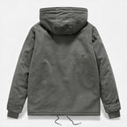Warm Lined Men's Winter Jacket with Hood – Outdoor, Casual
