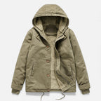 Warm Lined Men's Winter Jacket with Hood – Outdoor, Casual