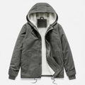 Warm Lined Men's Winter Jacket with Hood – Outdoor, Casual