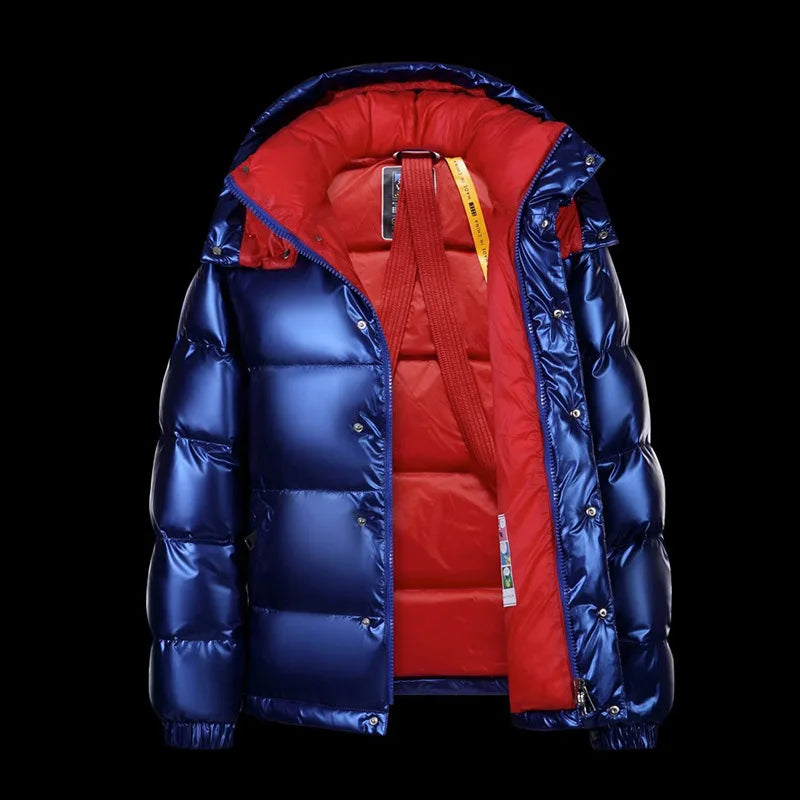 Warm Men's Puffer Jacket with Thick Padding – Winter Outdoor, Casual Wear