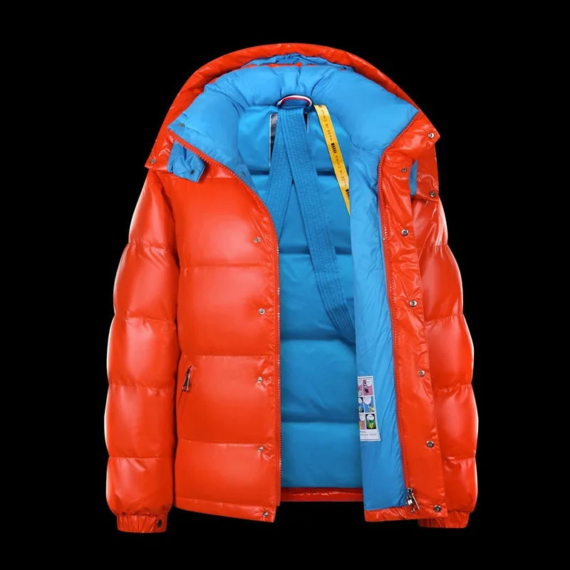 Warm Men's Puffer Jacket with Thick Padding – Winter Outdoor, Casual Wear