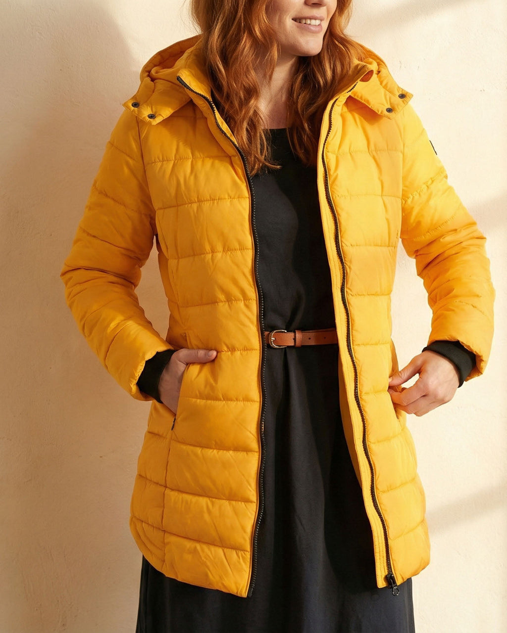 Warm Quilted Women's Puffer Coat – Winter Fashion, Outdoor Activities