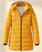 Warm Quilted Women's Puffer Coat – Winter Fashion, Outdoor Activities