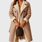 Warm Women's Longline Winter Coat with Quilted Lining – Casual, Stylish