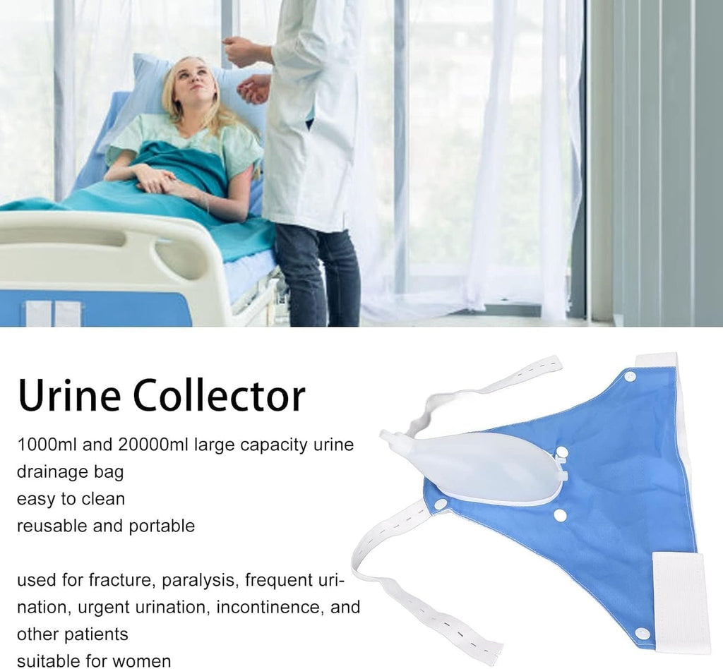 Wearable Urine Collector System 1000 mL Capacity with Adjustable Straps – Comfort, Convenience
