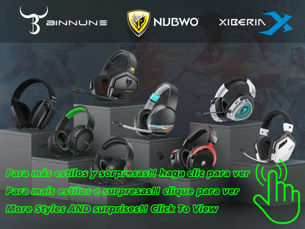 Wireless Gaming Headset with Active Noise Cancellation & Long Battery Life – Gaming, Home Office