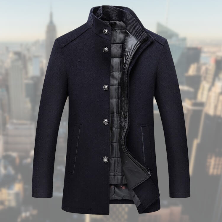 Wollmischung Übermantel – Elegante Freizeit, Büro-Outfit
