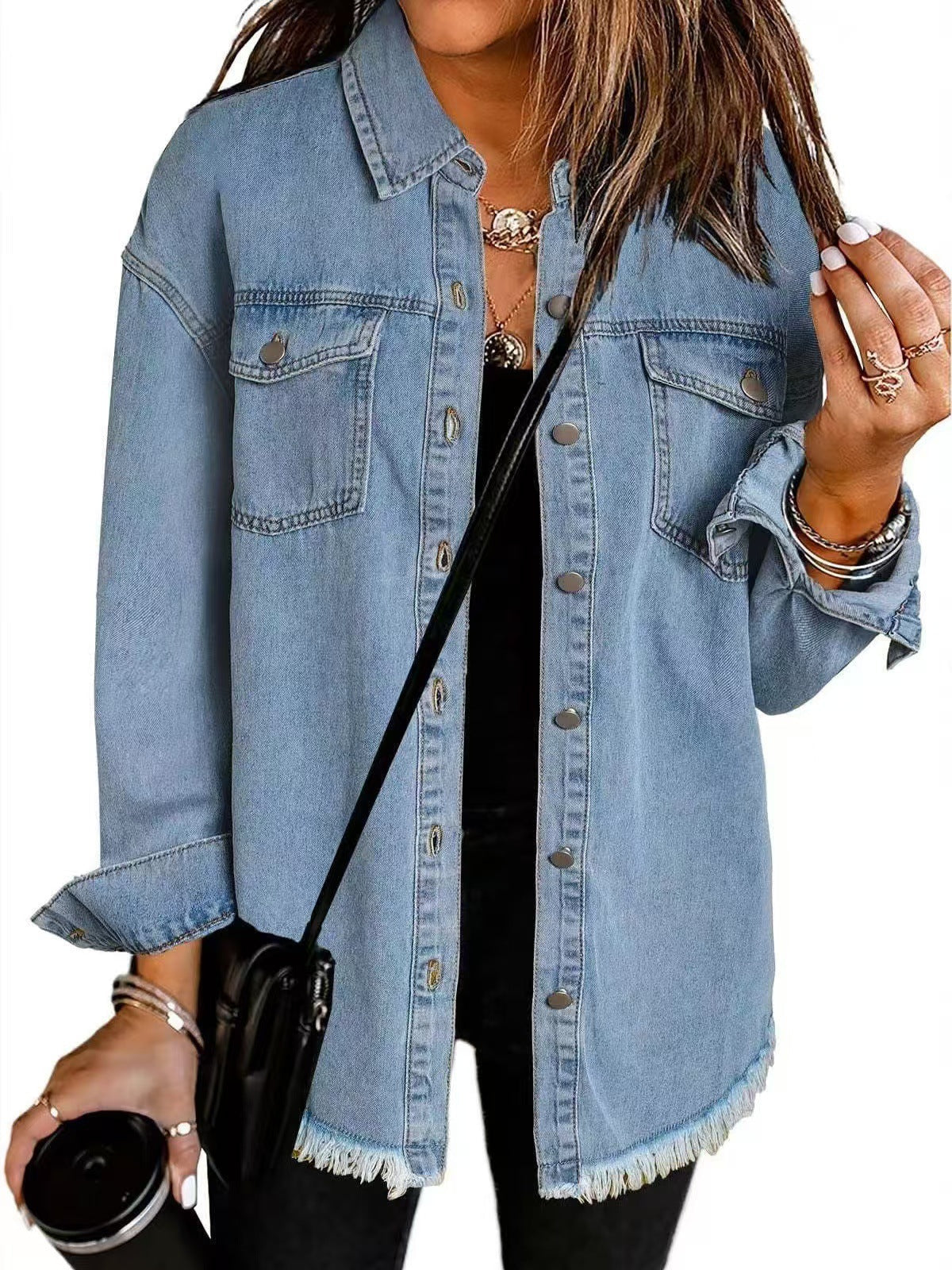 Women's Classic Denim Jacket – Everyday Style, Casual Wear