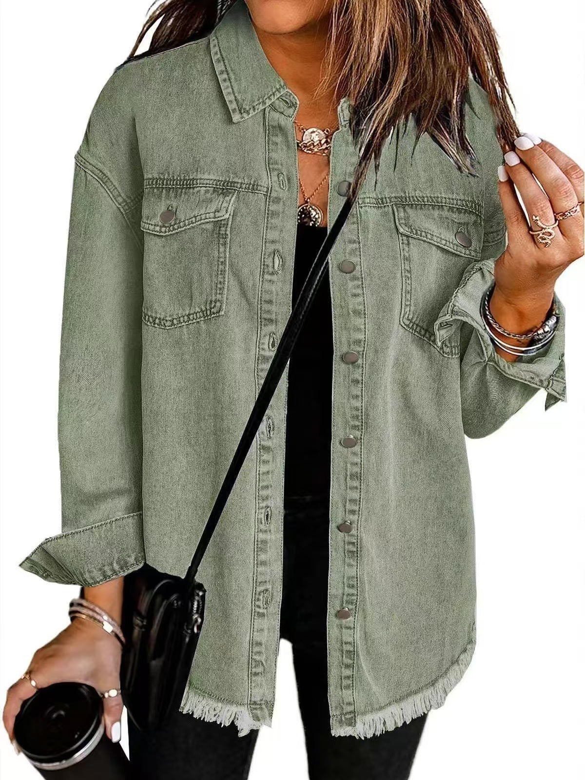 Women's Classic Denim Jacket – Everyday Style, Casual Wear