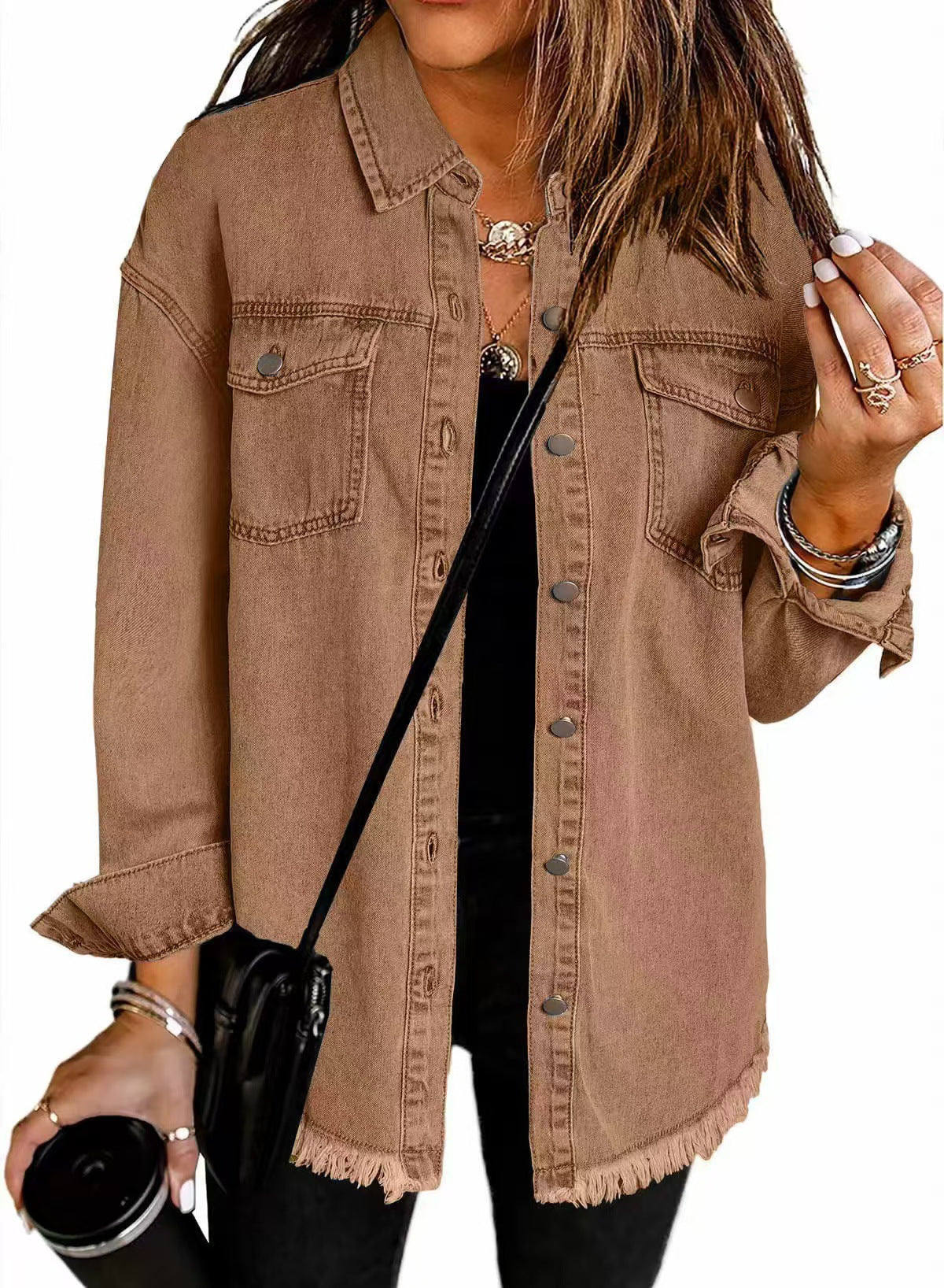 Women's Classic Denim Jacket – Everyday Style, Casual Wear