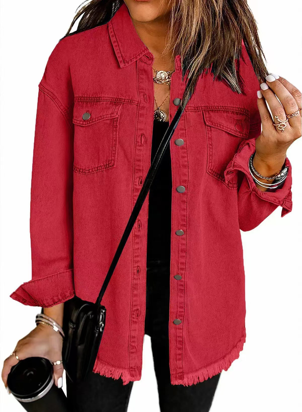 Women's Classic Denim Jacket – Everyday Style, Casual Wear