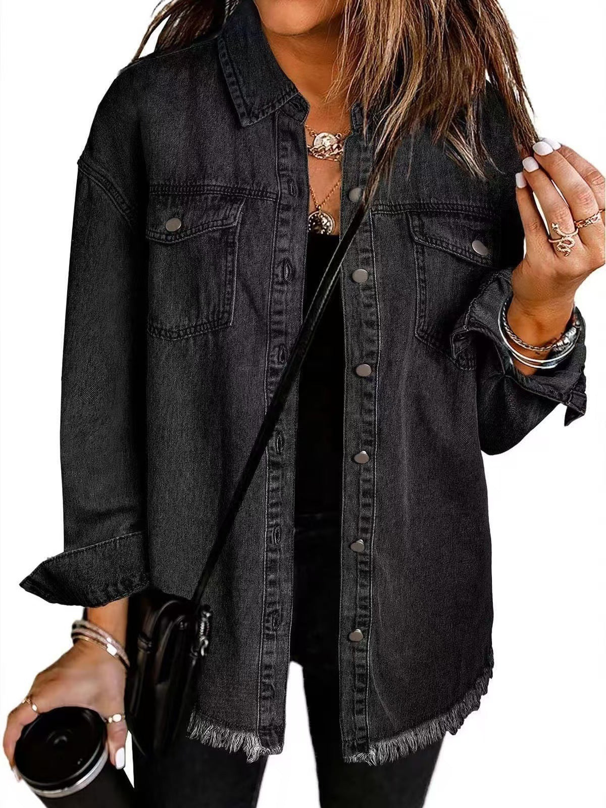 Women's Classic Denim Jacket – Everyday Style, Casual Wear
