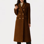 Women's Coat with Flap-style Pocket Detailing – Casual, Office