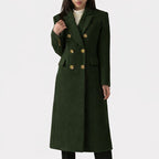 Women's Coat with Flap-style Pocket Detailing – Casual, Office