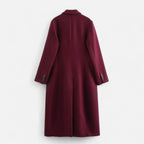 Women's Elegant Double-Breasted Trench Coat – Casual, Office