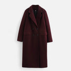 Women's Elegant Double-Breasted Trench Coat – Casual, Office