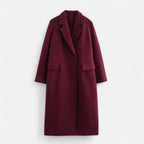 Women's Elegant Double-Breasted Trench Coat – Casual, Office