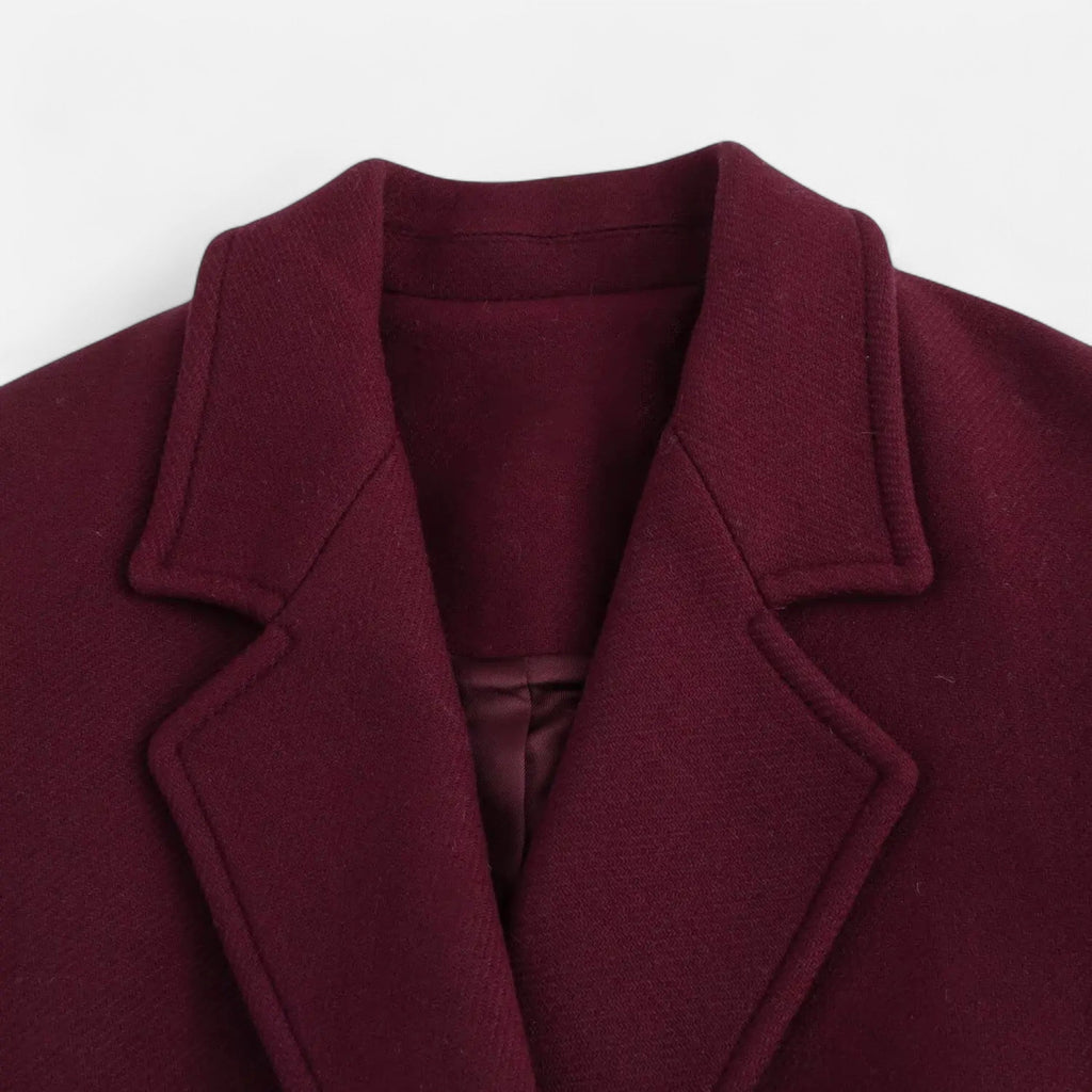 Women's Elegant Double-Breasted Trench Coat – Casual, Office