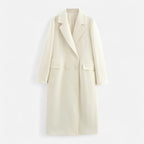 Women's Elegant Double-Breasted Trench Coat – Casual, Office