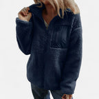 Women's Elegant Warm Fleece Teddy Coat – Casual, Winter Wear