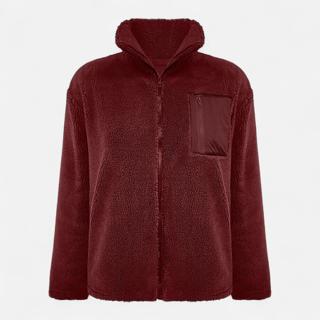 Women's Elegant Warm Fleece Teddy Coat – Casual, Winter Wear