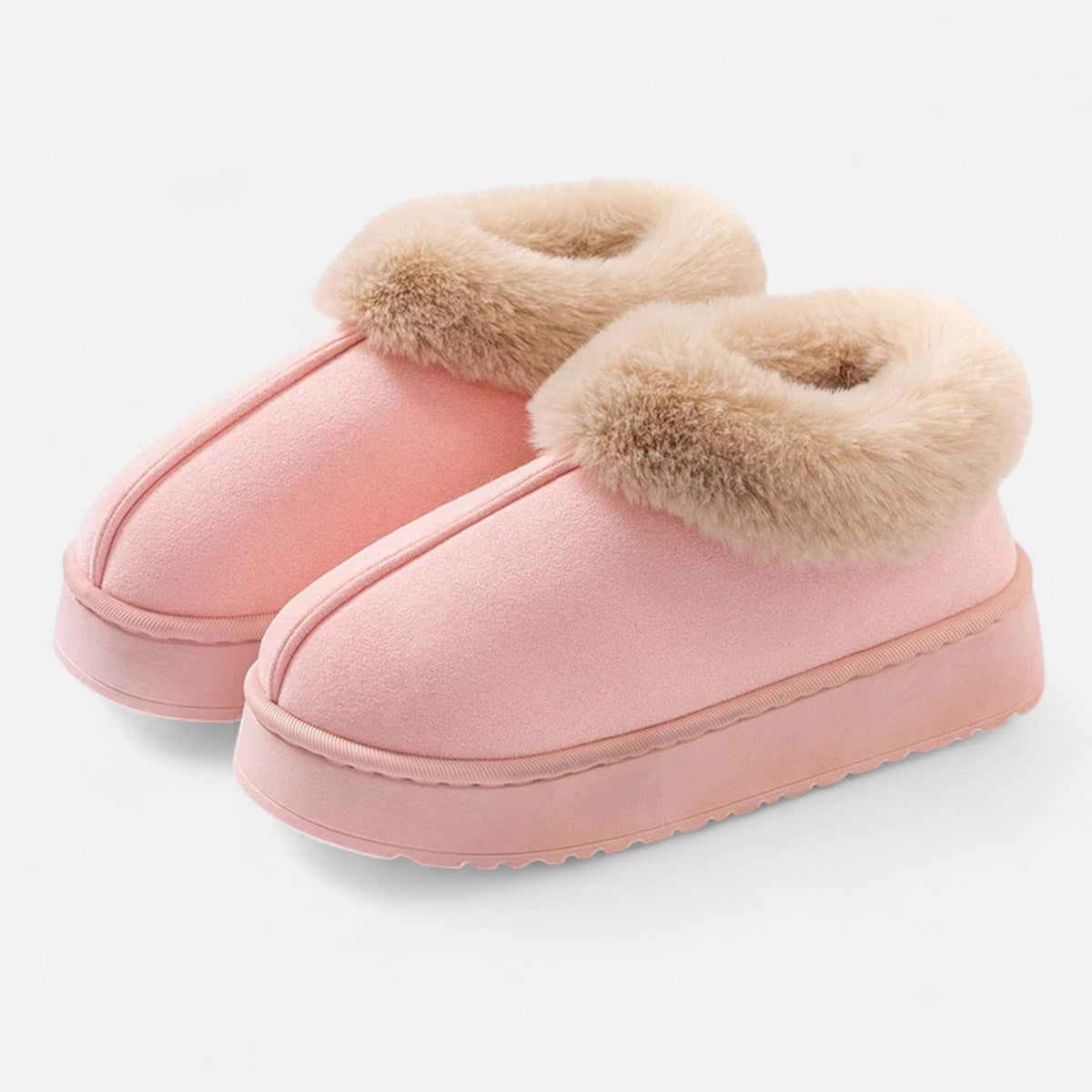Women's Faux Fur Winter Slippers – Cozy Indoor Comfort, Perfect Gift