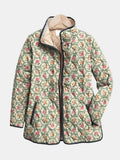 Women's Floral Classic Jacket – Casual, Office