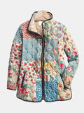 Women's Floral Pattern Jacket – Casual, Everyday Wear