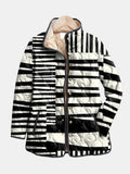 Women's Full Snap-Button Jacket – Casual, Office