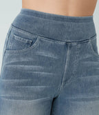 Women's High-Waist Stretch Jeans – Casual Wear, Everyday Comfort