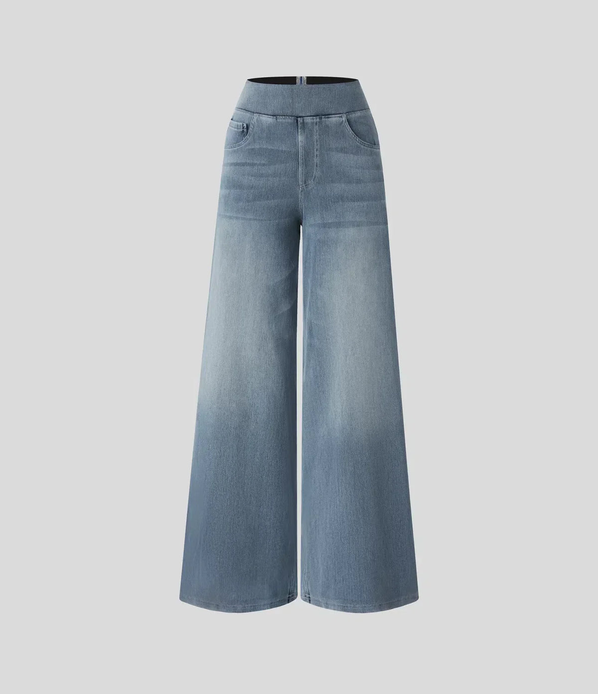Women's High-Waist Stretch Jeans – Casual Wear, Everyday Comfort