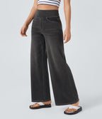 Women's High-Waist Stretch Jeans – Casual Wear, Everyday Comfort