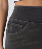 Women's High-Waist Stretch Jeans – Casual Wear, Everyday Comfort