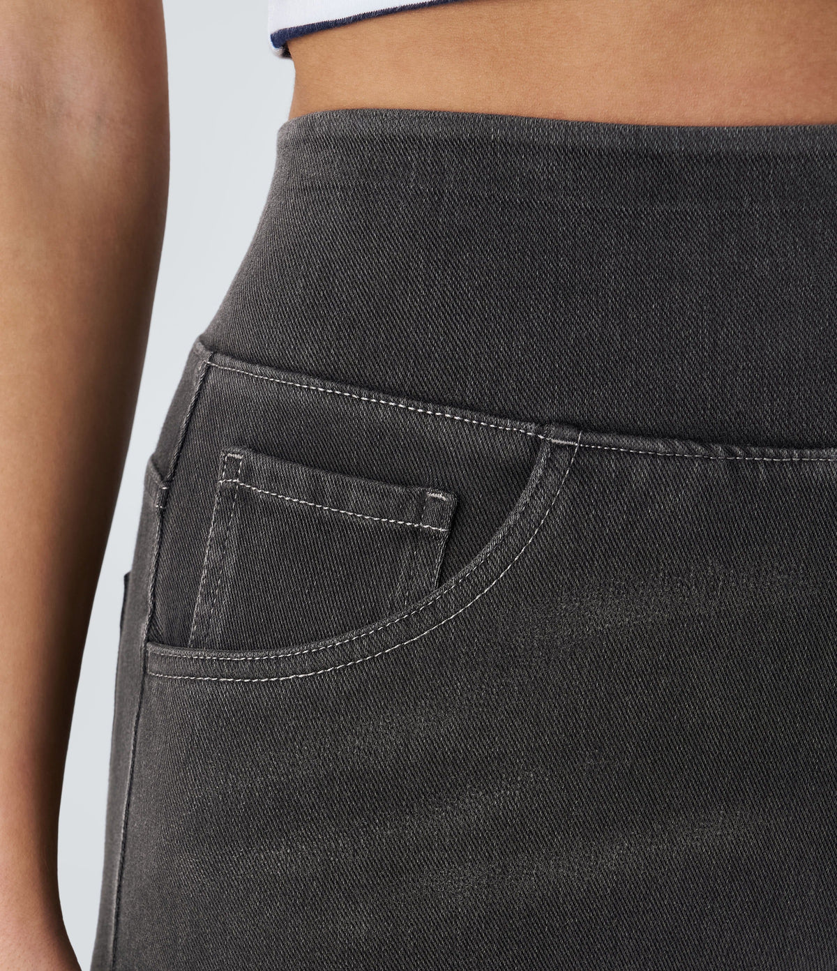Women's High-Waist Stretch Jeans – Casual Wear, Everyday Comfort