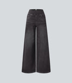 Women's High-Waist Stretch Jeans – Casual Wear, Everyday Comfort