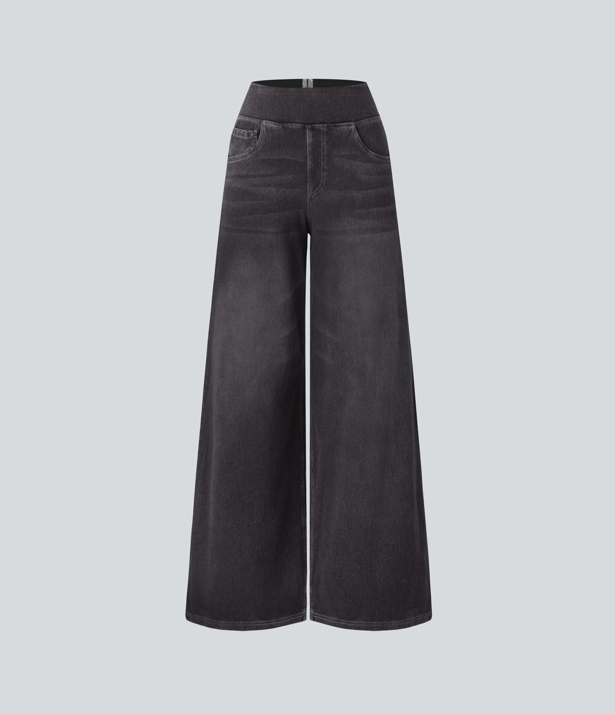 Women's High-Waist Stretch Jeans – Casual Wear, Everyday Comfort