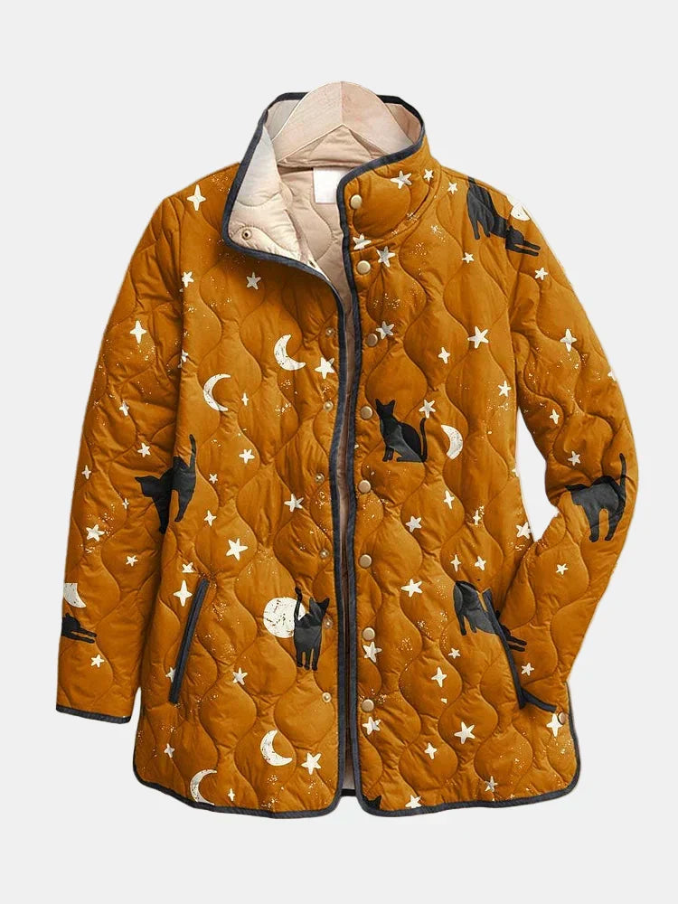 Women's Jacket Full Snap-button Closure – Casual, Office