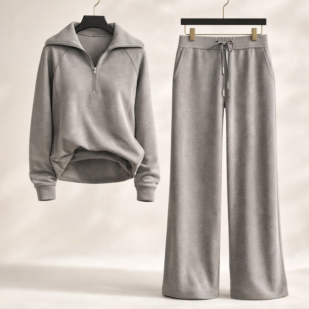 Women's Knit Lounge Set – Soft, Comfortable for Relaxing, Home