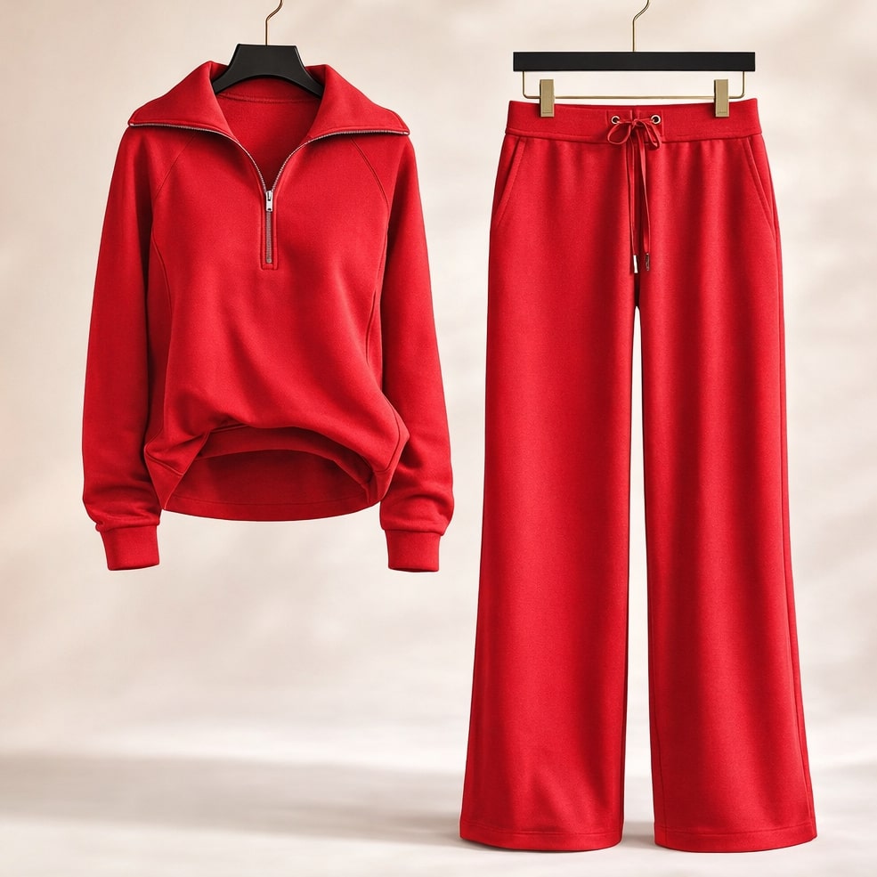 Women's Knit Lounge Set – Soft, Comfortable for Relaxing, Home