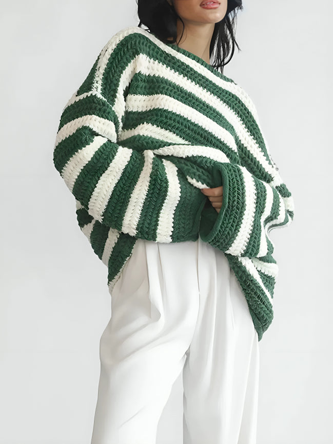 Women's Knit Sweater, Cozy Soft Material, Relaxed Fit – Casual Wear, Everyday Comfort