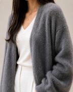 Women's Mohair Cardigan – Cozy Layering, Casual Style