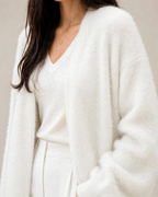 Women's Mohair Cardigan – Cozy Layering, Casual Style
