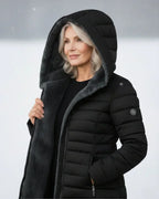 Women's Padded Winter Jacket - Warm, Elegant – Casual, Office