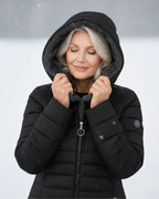 Women's Padded Winter Jacket - Warm, Elegant – Casual, Office