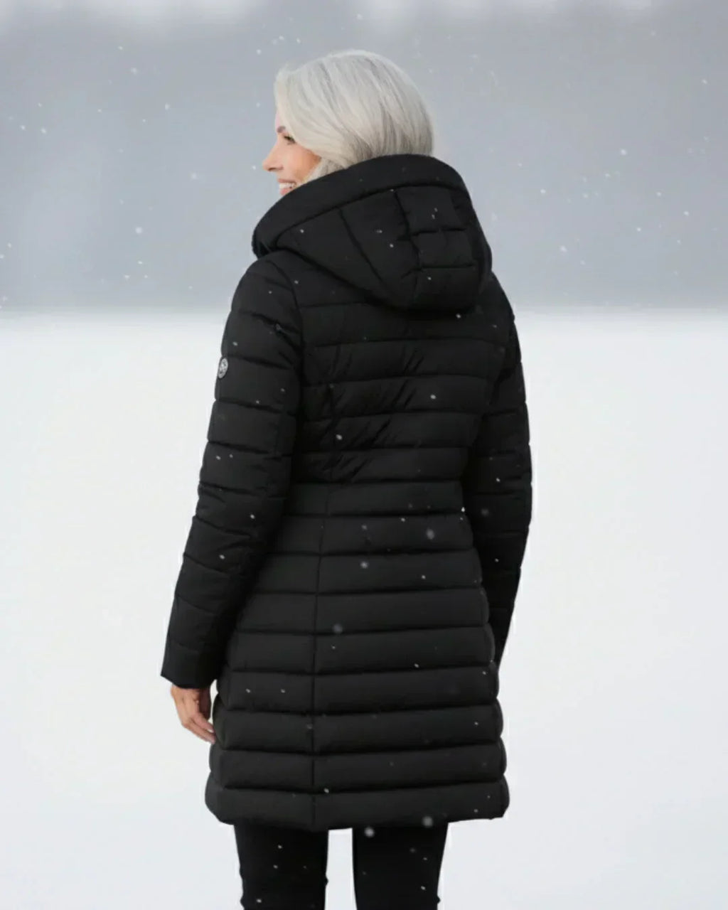 Women's Padded Winter Jacket - Warm, Elegant – Casual, Office