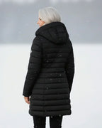 Women's Padded Winter Jacket - Warm, Elegant – Casual, Office