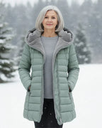 Women's Padded Winter Jacket - Warm, Elegant – Casual, Office