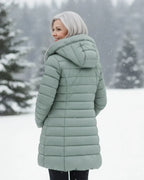 Women's Padded Winter Jacket - Warm, Elegant – Casual, Office