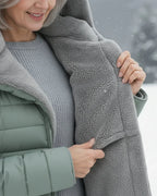 Women's Padded Winter Jacket - Warm, Elegant – Casual, Office