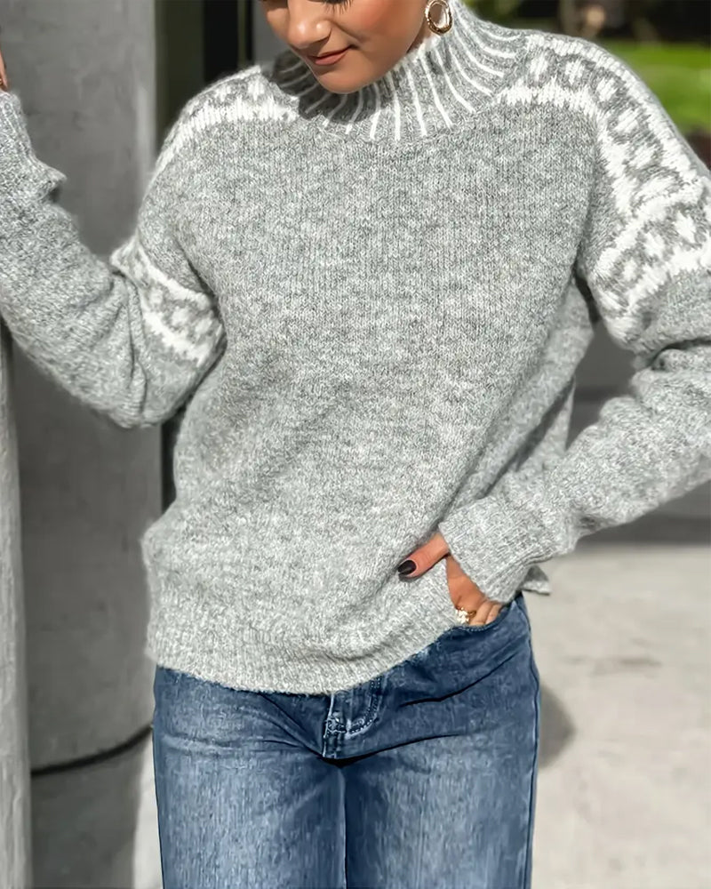 Women's Turtleneck Sweater, Soft Knit – Casual Wear, Everyday Comfort